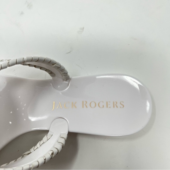 Jack Rogers White Floral Sandals - Picture 7 of 8